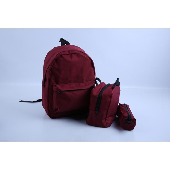 Sac à dos - GENERIC - Set de 3 - 40 cm - Sac goûter - Trousse coordonnée