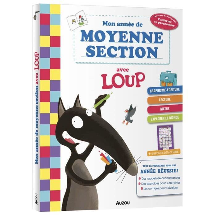 Mon anne de moyenne section avec Loup. Avec 1 poster dtachable