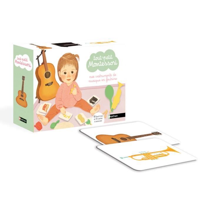 Mes instruments de musique en feutrine - Tout-petit Montessori - dès 15 mois