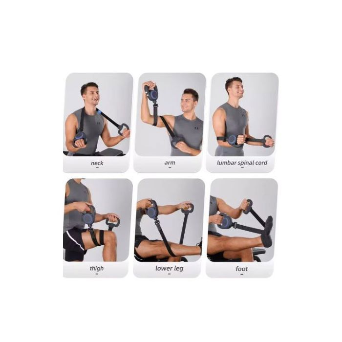 mini appareil de massage portable pour la relaxation musculaire et la physiothérapie avec ceinture de massage