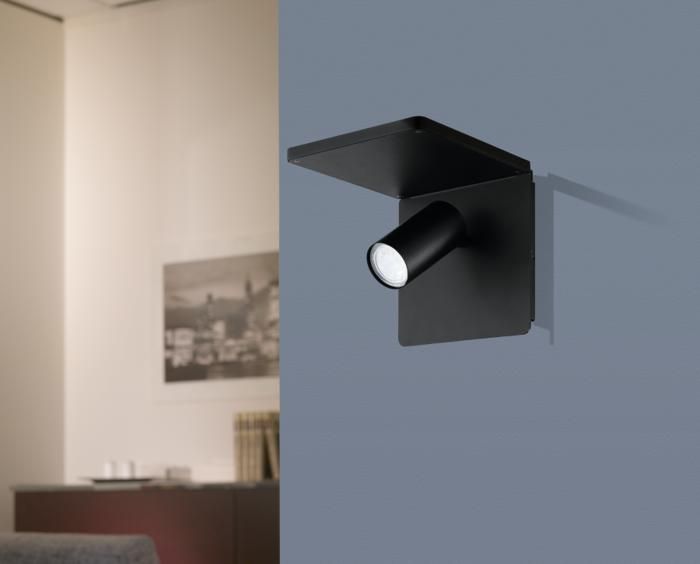 Applique murale - EGLO - CIGLIE - Noir - Aluminium - Design contemporain