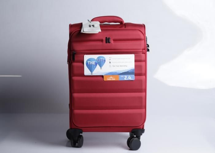 Valise - THE LITE - Census - Rouge - 47,5cm - Souple - Cabine