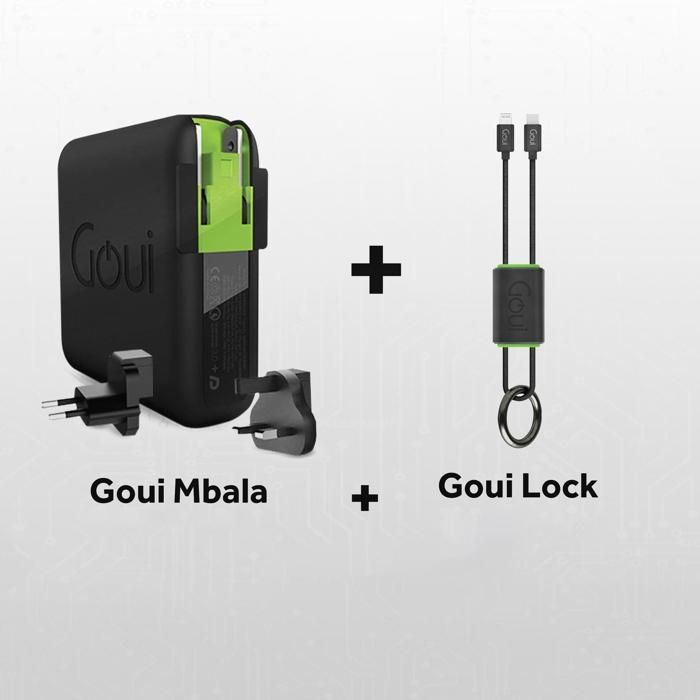 Pack MBALA avec LOCK LIGHTNING Porte-Clés Lightning vers Type C