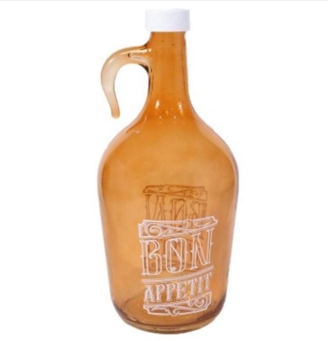 Bouteille d'huile décorée en or rose 1.5 lt