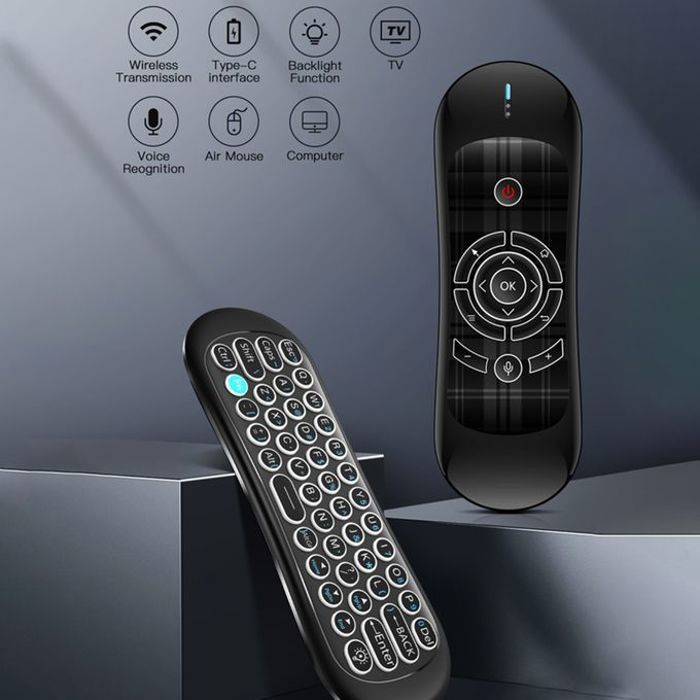 Kit clavier souris sans fil rétroéclairé télécommande 2.4g