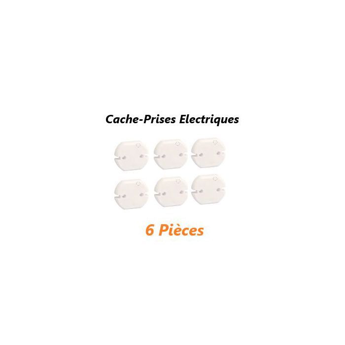 Cache-prises, 6 pièces de protection de prise