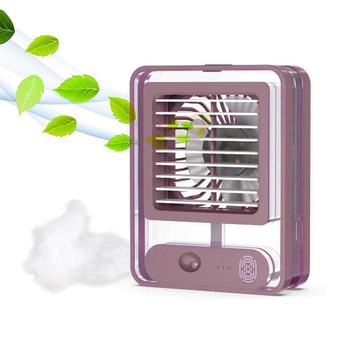 Humidification ventilateur de pulvérisation à ultrasons Transparent 3 vitesse avec lumières