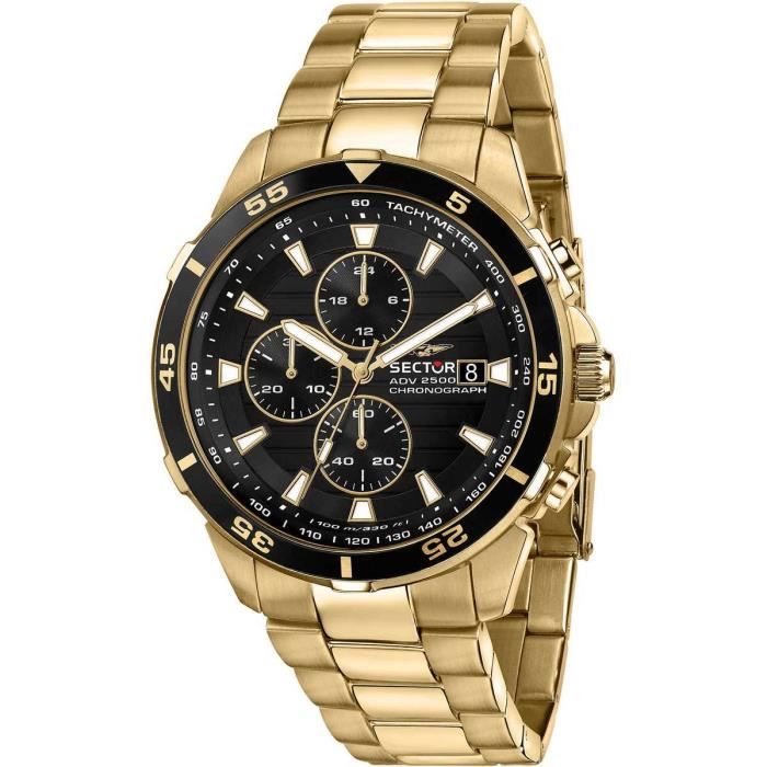 Montre Homme - SECTOR - 227053 - Métal Jaune - Quartz - Verre minéral
