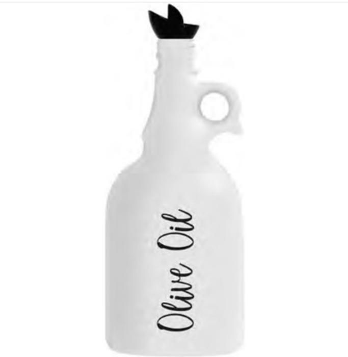 Bouteille d'huile decoree-glace-huile d'olive 1lt