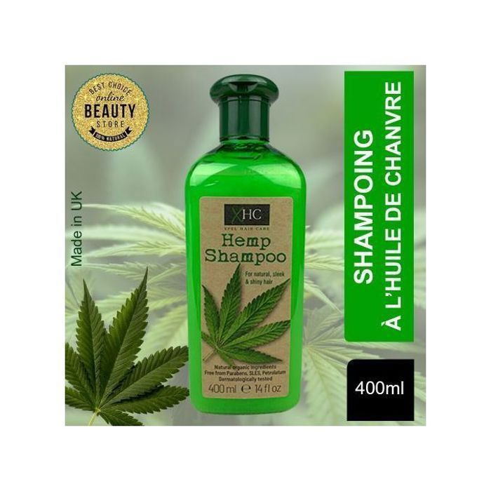 Shampoing naturel à L'huile de Chanvre -organic -anti chutes