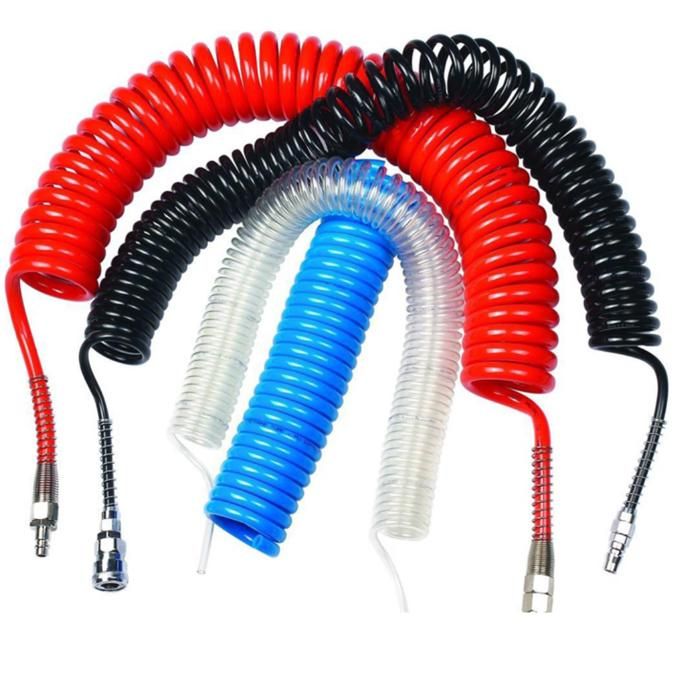 Tuyau Pneumatique Flexible - MARQUE - 10 mètres - Polyuréthane - Haute pression - Bleu(Couleur aléatoire)