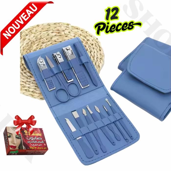 Ensemble de 12 coupe-ongles en acier inoxydable, coupe-ongles portables, outils de nail art,