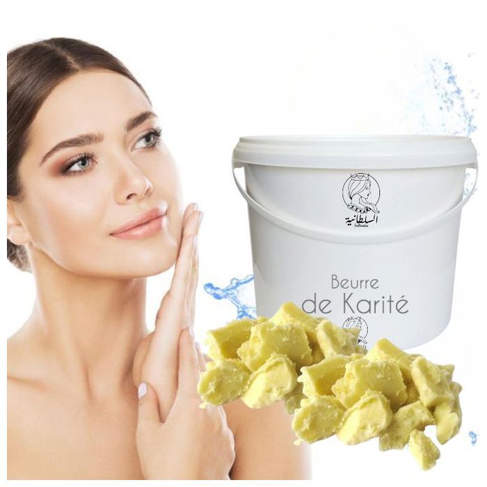 SOLTANIA Beurre de Karité naturel Hydratant Nourrissant Corps & Cheveux cosmétique et alimentaire 500gr