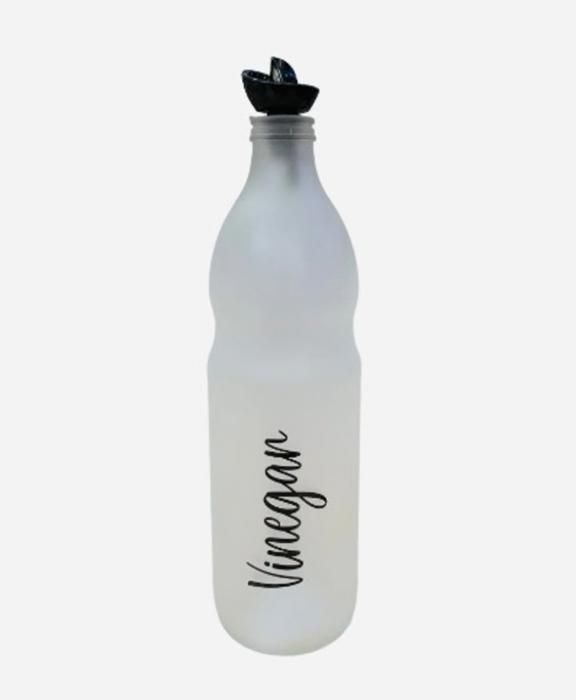 Bouteille d'huile glacée vinaigre huile d'olive imprimée 1lt