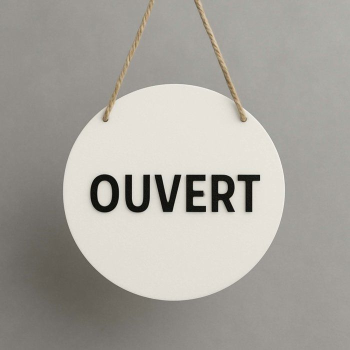 Plaque Décoration Murale - RIVALPROD - Blanc - Plexiglass - 20x20 cm - Résistante aux températures extrêmes