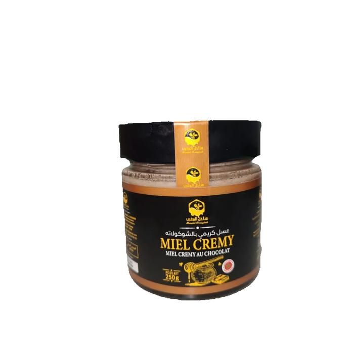 Miel creamy au chocolat 250g - MANAHIL AL MAGHRIB