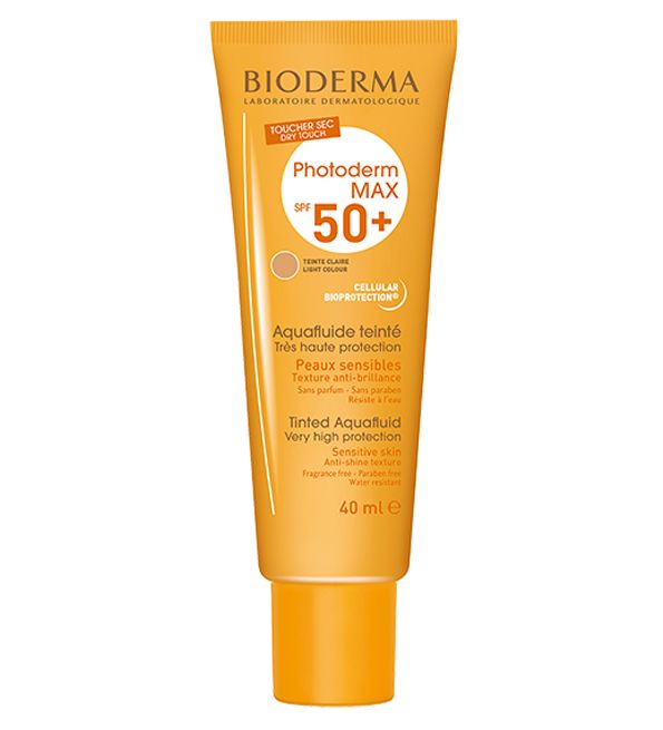 Solaire - Bioderma - Photoderm Max Aquafluide Claire - SPF 50+ - 40 ml - Non gras