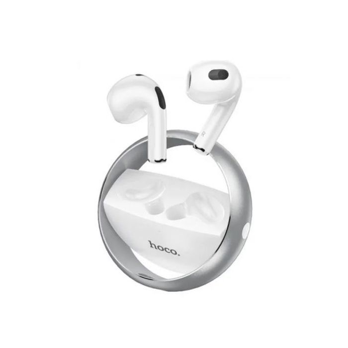 hoco EW23 Écouteurs sans fil version v5.3 Bluetooth Réduction du bruit Écouteurs (Blanc Grey )