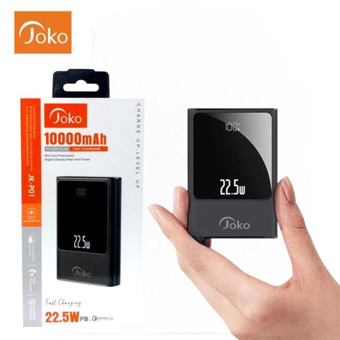 Power bank pour telephone JOKO 10000 MAH 22.5W  JK-PO1