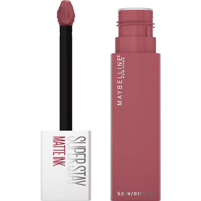 Gloss à lèvres - MAYBELLINE - Matte Ink 175 Ringleader - 5ml - Waterproof - Fini mat longue tenue