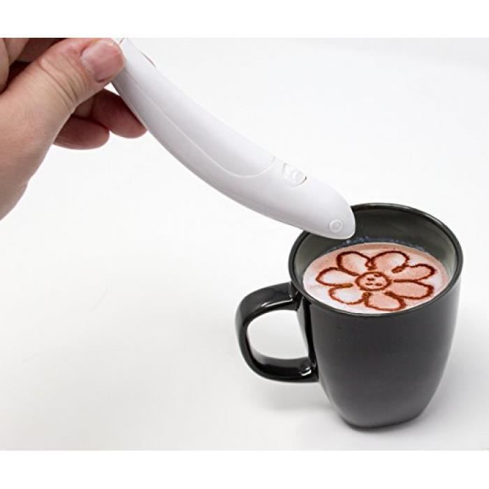 Penna per latte art, penna per caffè | Strumento per l'arte ',Penna per caffè in acciaio inossidabile, penna per latte art a doppia estremità per disegni creativi di caffè