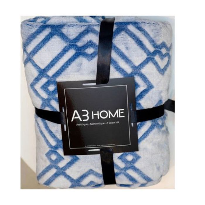 Couverture - A3 HOME - Cachemire doux - Bleu clair - Lavable - Élégance chic