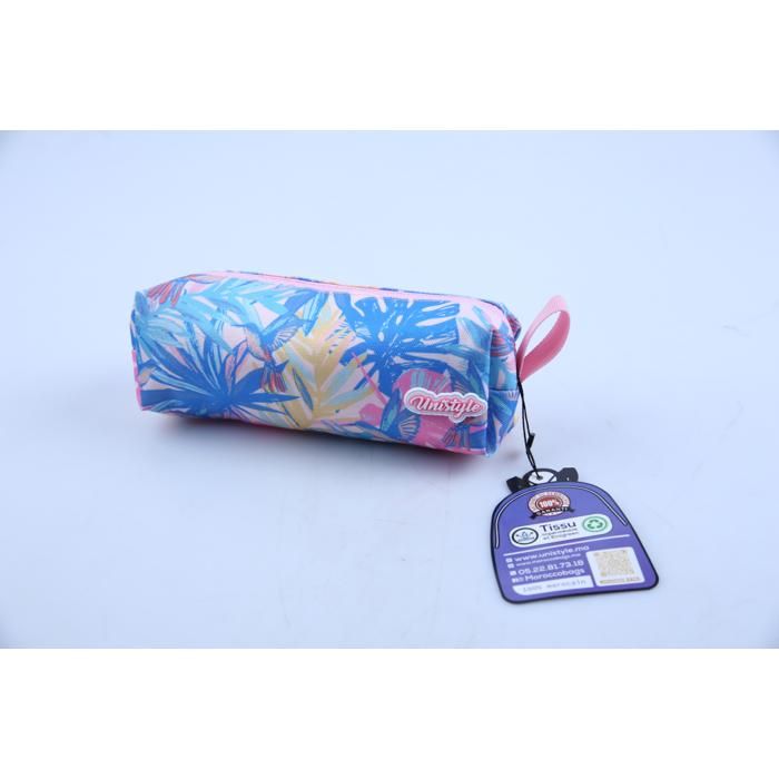 Trousse pour stylos - GENERIC - Cubique - Zippée - Bleu - Pour enfants