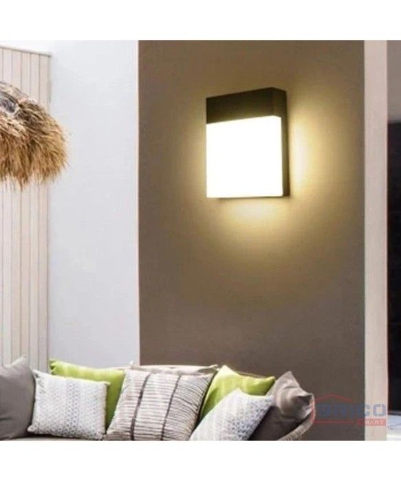 APPLIQUE MURALE LED LAME NOIRE 7W 3000K IP54