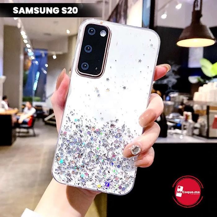Pochette Samsung S20 Normal Scintillante,&amp; Brillante