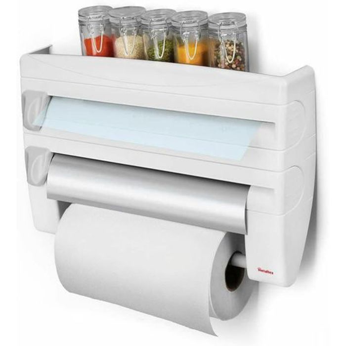 TRIPLE PAPER DISPENSER Distributeur de rouleaux triple avec Montage mural