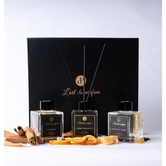 COFFRET DE 3  DIFFUSEURS DE  PARFUM 100ml
