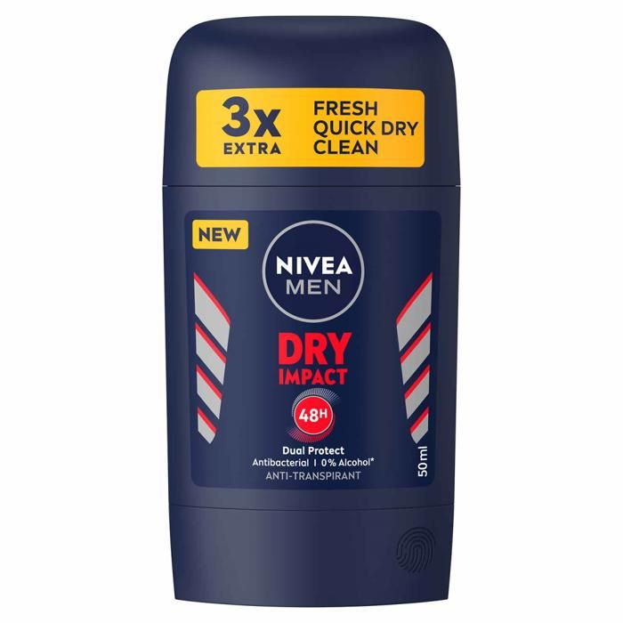 NIVEA MEN, Stick for Men Dry Impact, 50ml