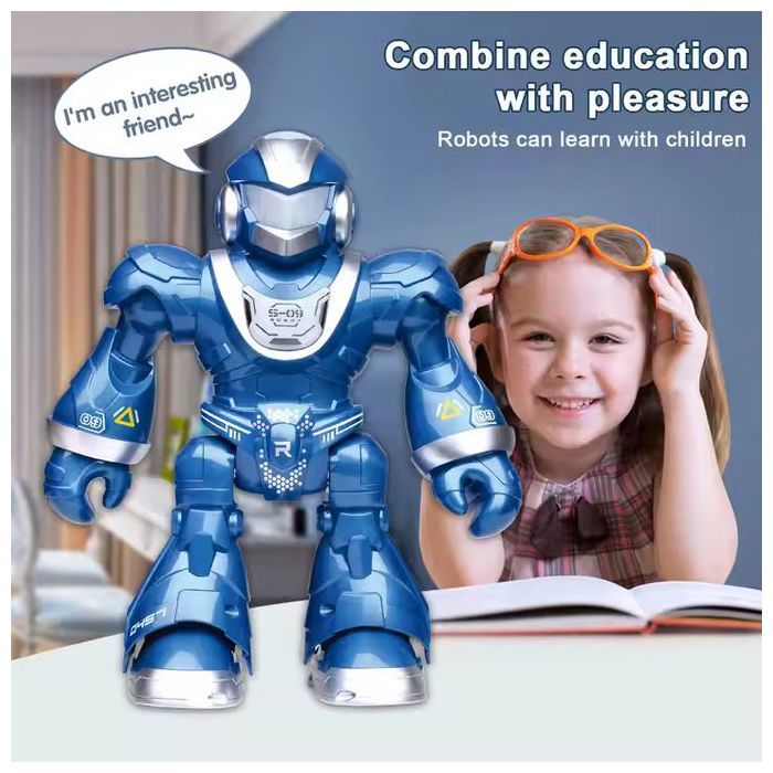 Robot intelligent télécommandé - GENERIC - WF Robot - Interactif - Programmable - Lumières LED