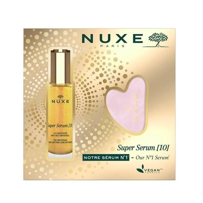 Sérum Anti-Âge - Nuxe - Super Sérum [10] - 30 ml - Gua Sha Inclus - Sans Alcool