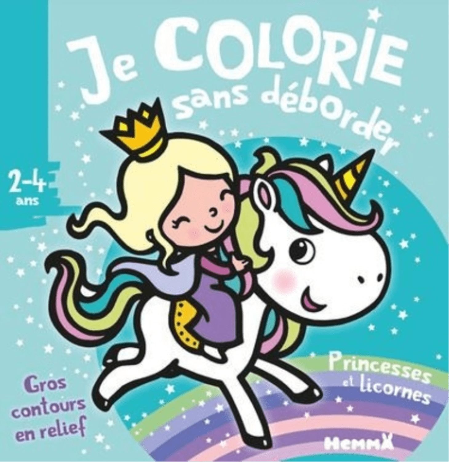 JE COLORIE SANS DÉBORDER 2-4 ANS - LES ANIMAUX
