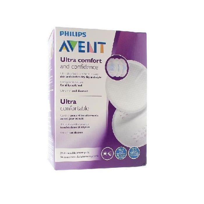 avent coussinets par jour 24pcs scf254-24