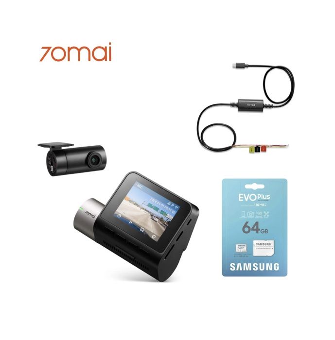Caméra de tableau de bord - 70mai - A200 3K - 1080P Full HD - Vision nocturne - 130° grand angle