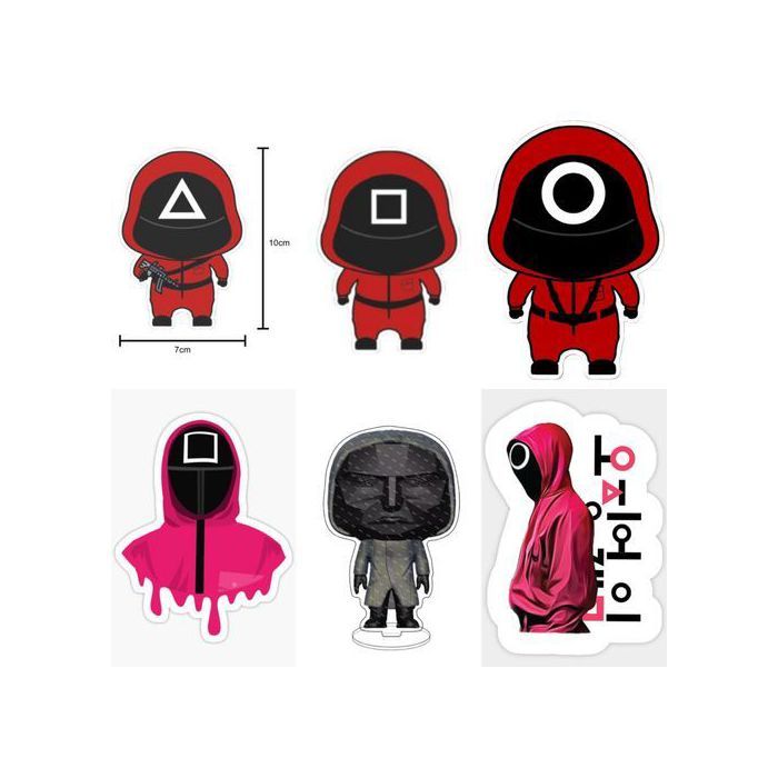 Stickers Squid game 7PCS 10/7