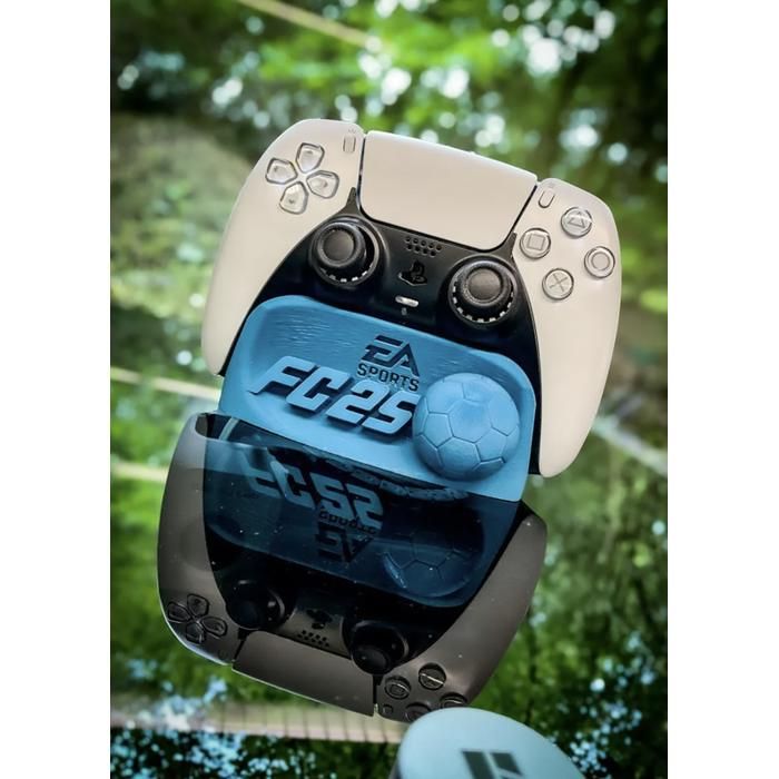 Support de manette - FIFA 25 - PS5 DualSense - Imprimé en 3D - Design exclusif - Couleur noire