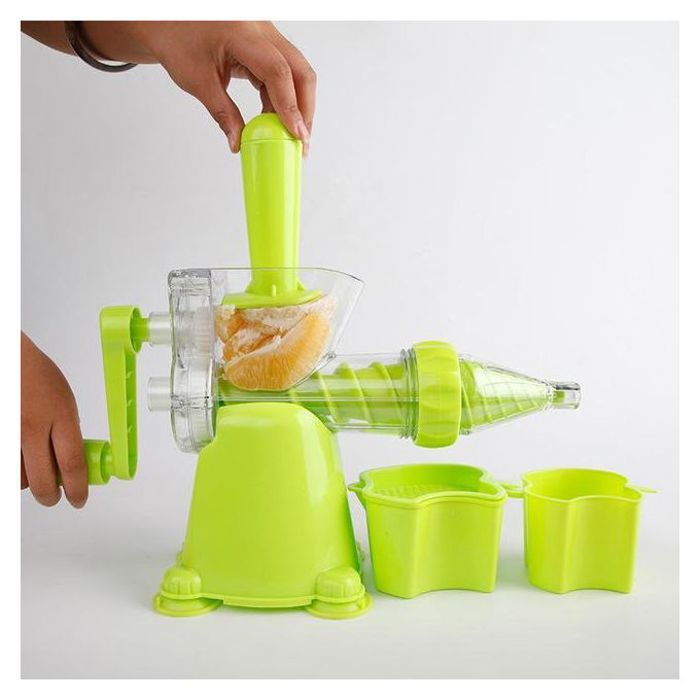 Extracteur de jus manuel - Vert - 1 pièce - Système manuel - Santé améliorée