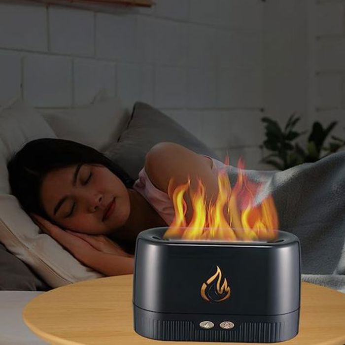 Humidificateur à Ultrasons avec Diffusion d'Huiles Essentielles et Éclairage LED