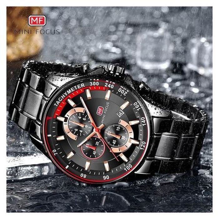 Montre - Mini Focus - MF 0218G - Acier inoxydable - Étanche - Résistant aux rayures