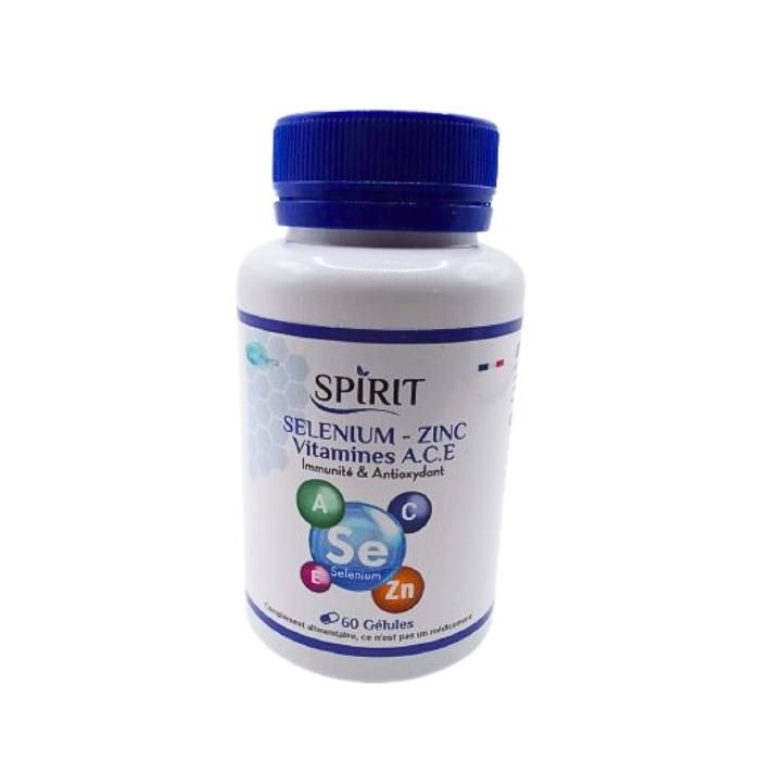 Spirit Selenium Zinc Vitamines A.C.E 60gelules