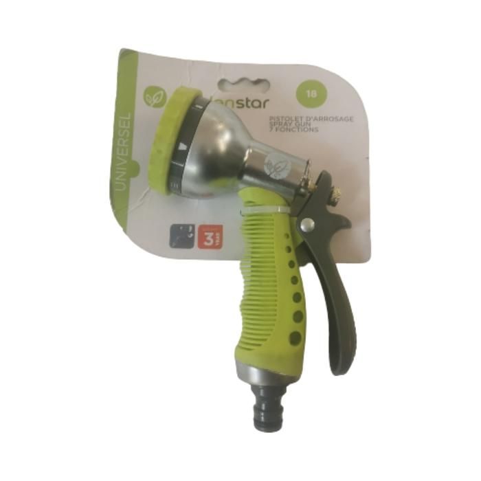 PISTOLET A PULVÉRISATEUR 18.8CM 7 MOTIF ALU