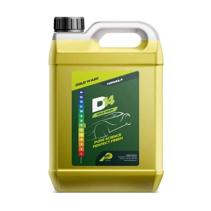 D14 Gold Wash Doux à utiliser, ne dénudera pas les surfaces cirées ou scellées - 5 Litres