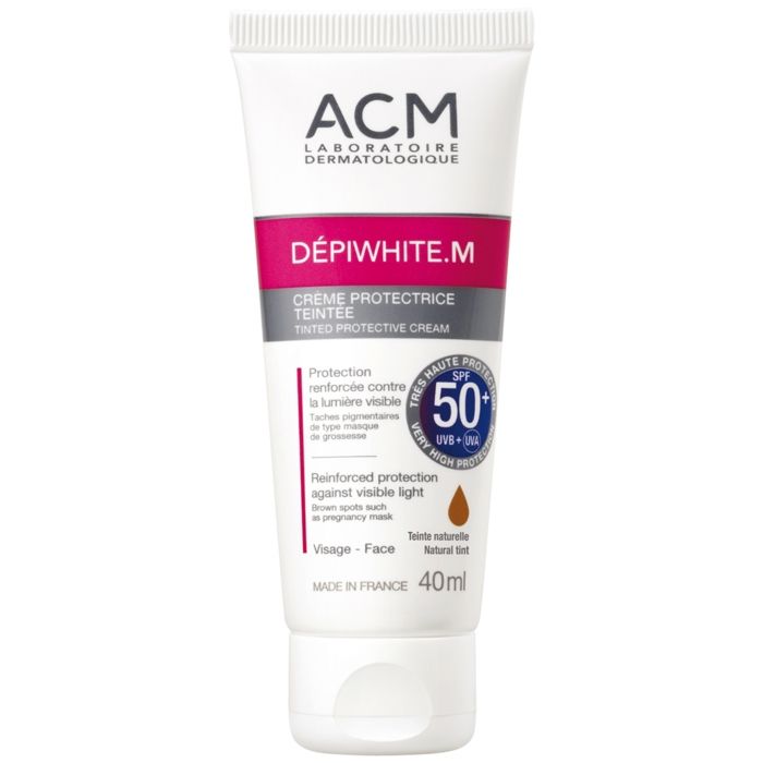 Crème Protectrice Teintée - ACM - Dépiwhite.M - SPF50+ - 40ml - Peaux sujettes aux tâches pigmentaires