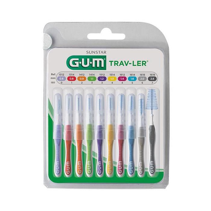 Gum Trav-Ler Brossettes Interdentaires 10 unités