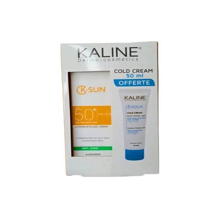 Écran Solaire - KALINE - Invisible Anti-Brillance - SPF50+ - Crème Hydratante Offerte - 50ml