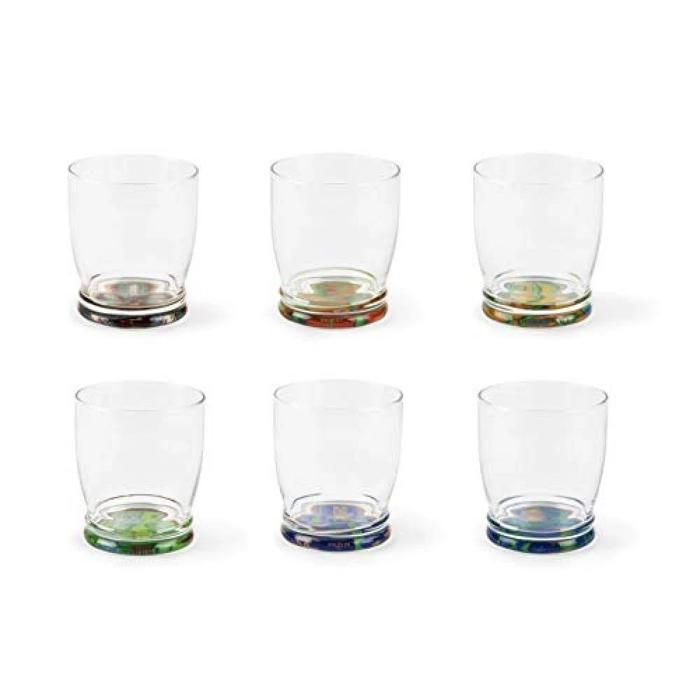 Verres - EXCELSA - Gipsy Soul - Forme basse - Teintes vives - Compatible lave-vaisselle