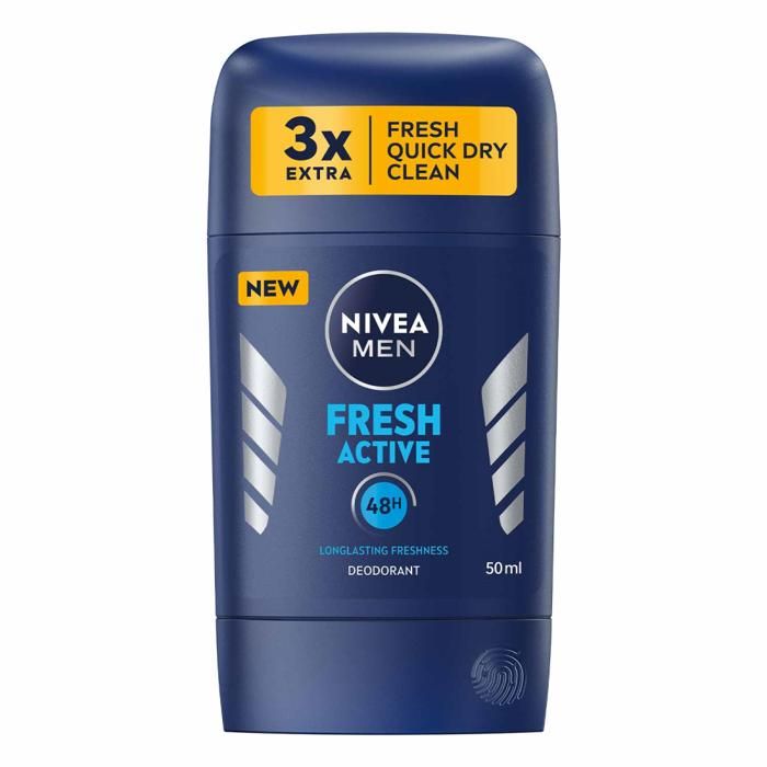 NIVEA MEN, Stick for Men Fresh Active, 50ml